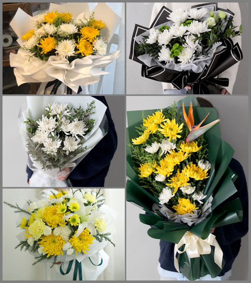 广东汕头市澄海区莲下镇云二村白事花束代送